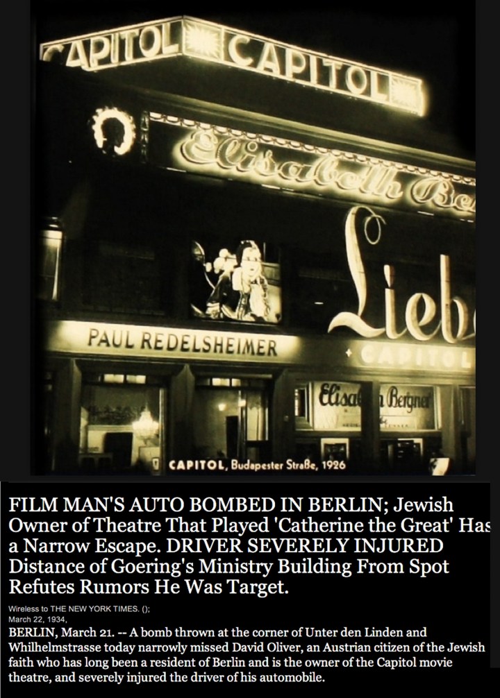 Capitol Theatre-Berlin, 1926